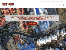 Tablet Screenshot of aeryon.com